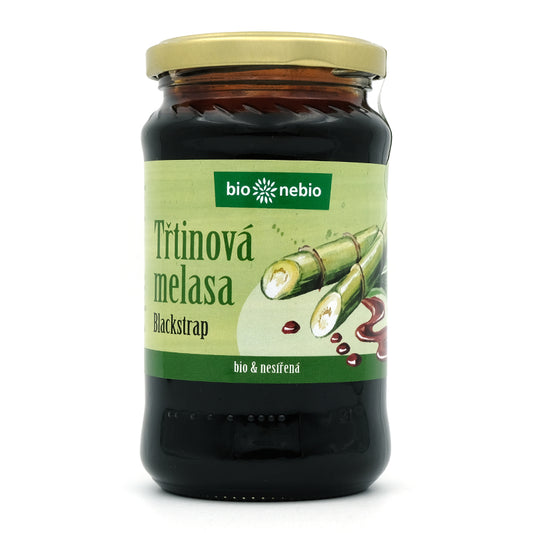 Trstinová melasa nesírená bio 450g Bionebio